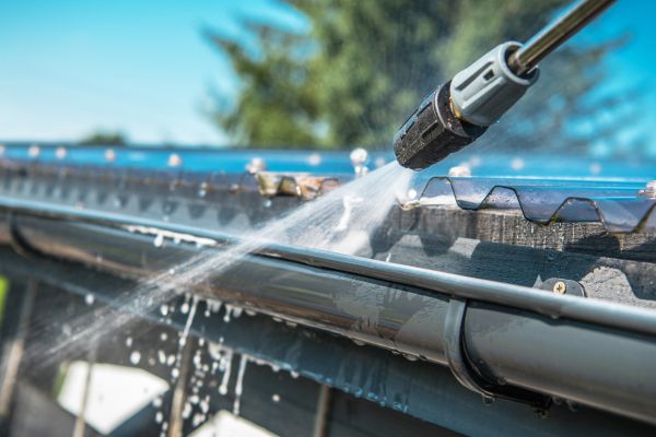 Gutter Pressure Washing in Las Cruces