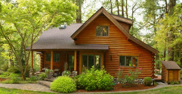 Log Home Exterior Cleaning in Las Cruces