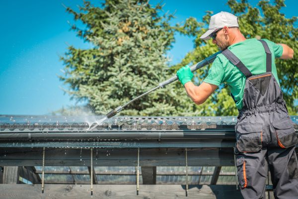 Gutter Power Washing in Las Cruces