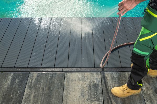 Pool Area Pressure Cleaning in Las Cruces
